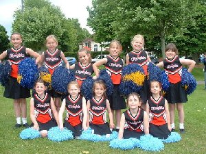 Cheerleading at Hove Lions Day