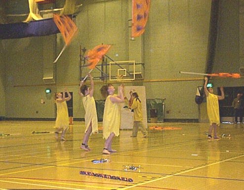The Cadet Guard giving it their all