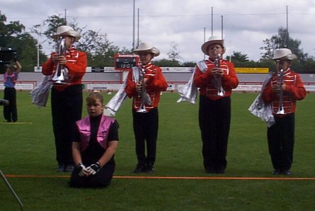 Performing at Crawley