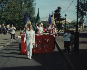 Marching down the 'High Street'