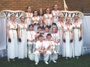 The DCUK British Junior Class Colour Guard Champions 1998